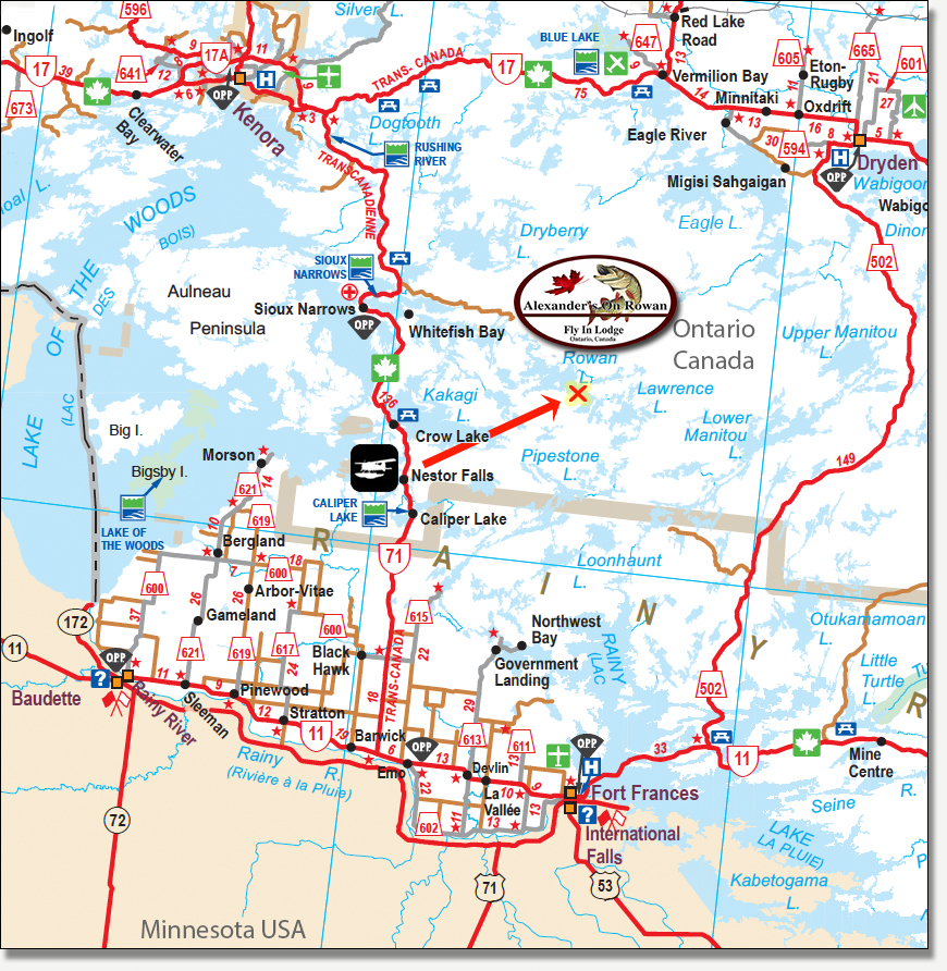 How to get to Rowan Lake « Alexander's on Rowan Lake